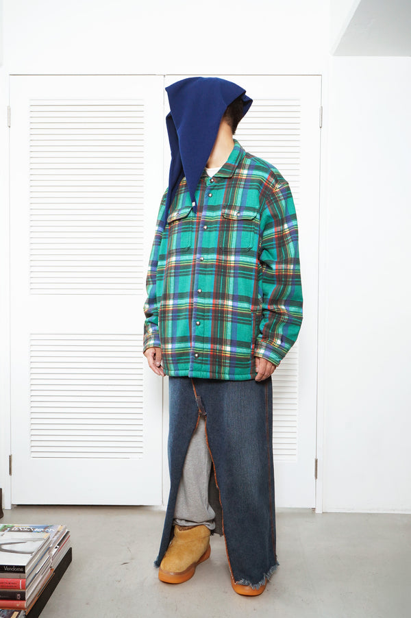 "POLO by Ralph Lauren" -Print Flannel Boa Liner Shirt-