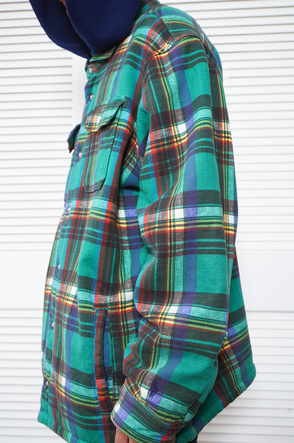 "POLO by Ralph Lauren" -Print Flannel Boa Liner Shirt-