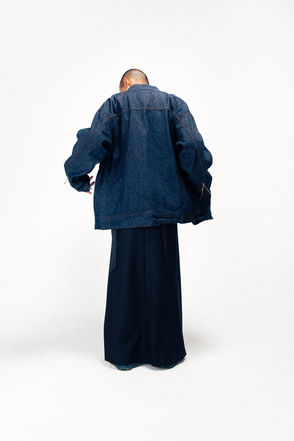 2000's "Sean John" -Stand Collar Denim Jacket-