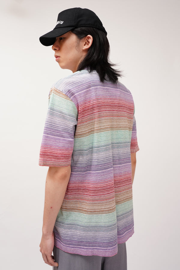 "St. Croix" -Cotton/Linen Knit Polo Shirt-