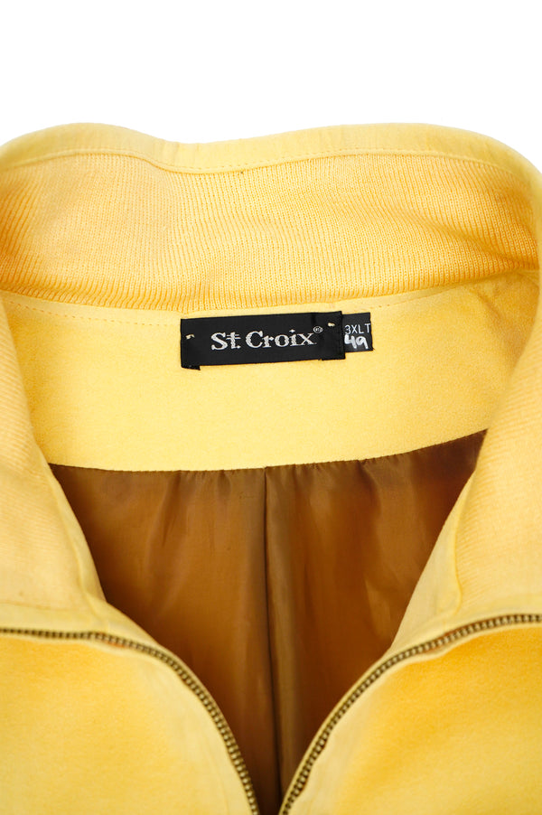 "St. Croix" -Fake Suede Zip Jacket-