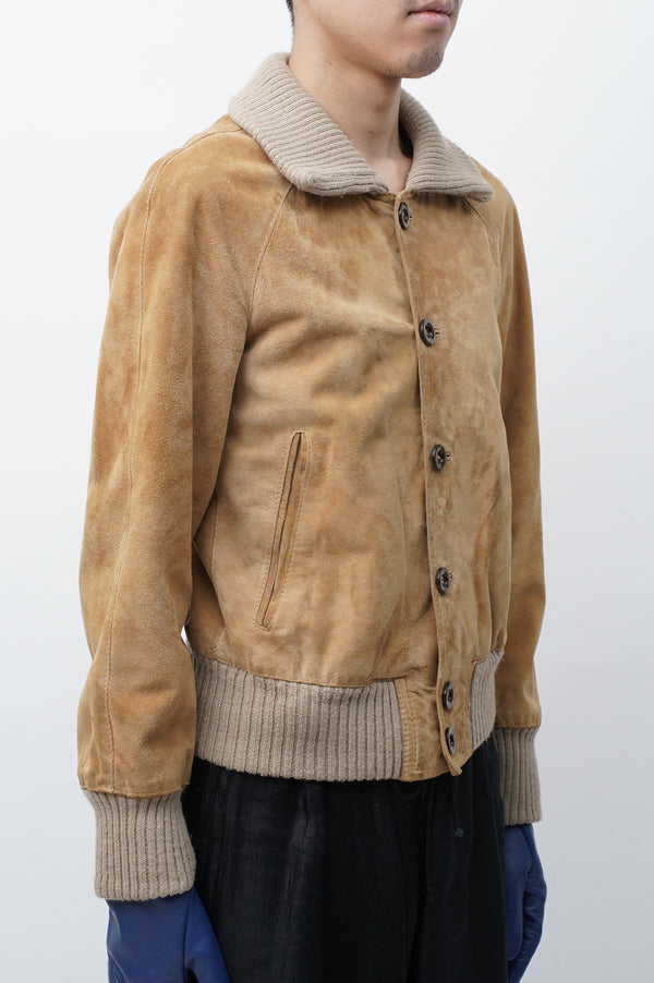 70's "UNKNOWN" -Suede Blouson-