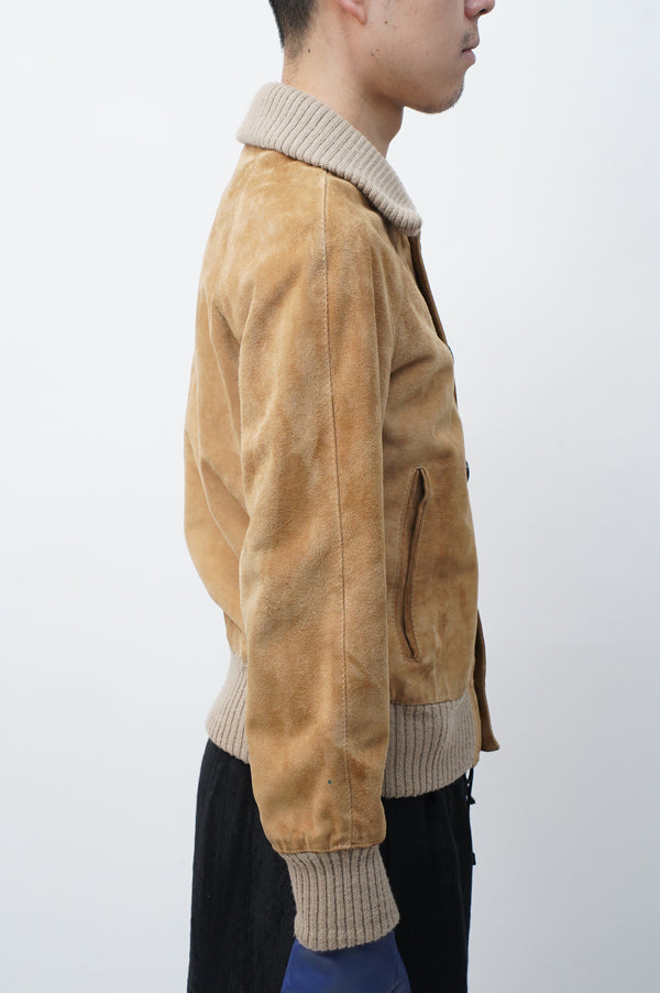 70's "UNKNOWN" -Suede Blouson-