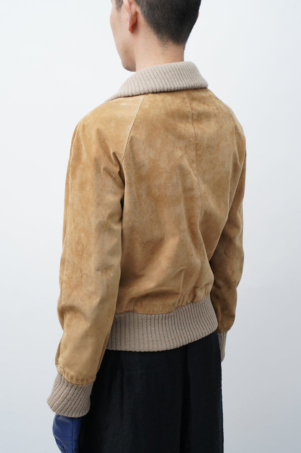 70's "UNKNOWN" -Suede Blouson-
