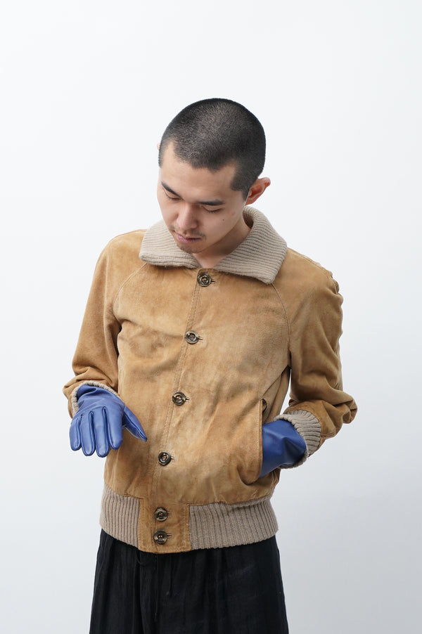 70's "UNKNOWN" -Suede Blouson-