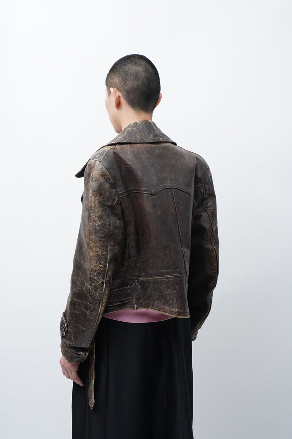 60's "UNKNOWN" -Double Riders Jacket-