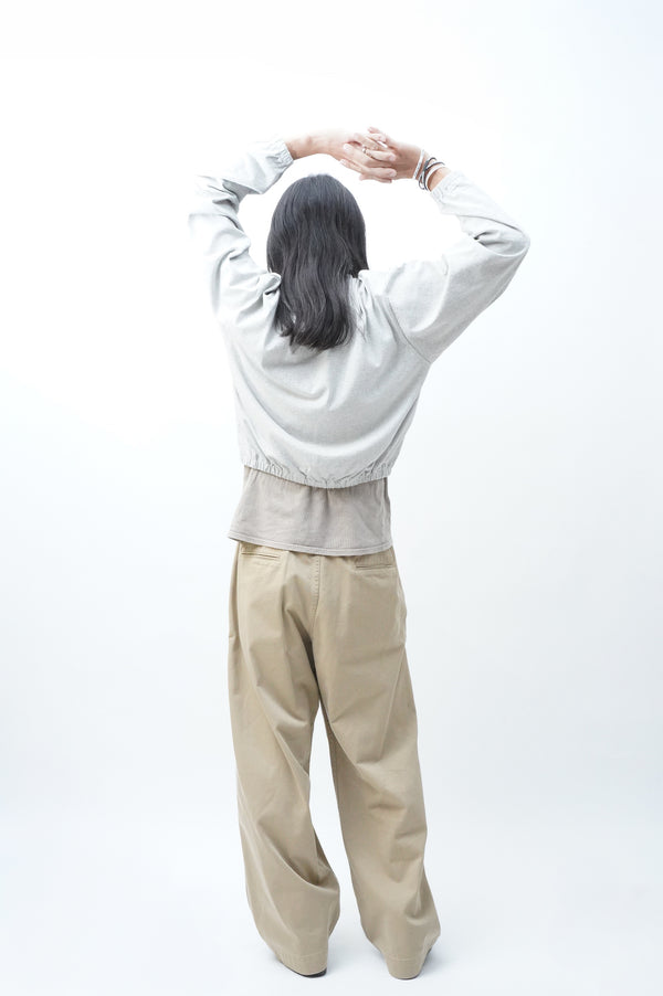 “UNITED POWERS OF GOODTIME, Mars, MANHOLE” -Gathered long sleeve-