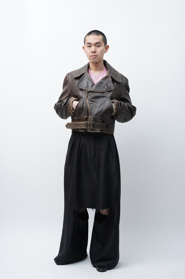 60's "UNKNOWN" -Double Riders Jacket-