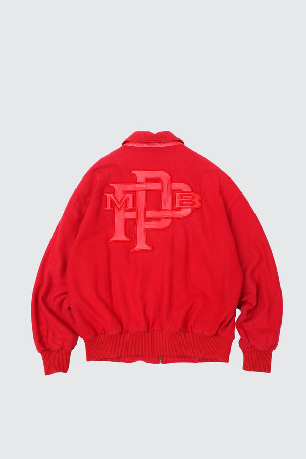 2000's "pelle pelle" -Logo Patched Stadium Jacket-