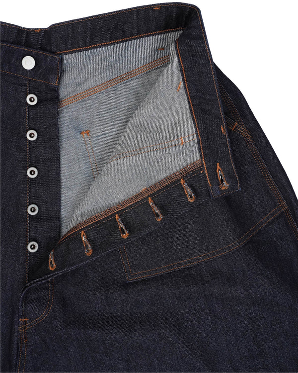 "Mars meets SKEWed" -MEGA WIDE JEAN SKIRT- [ONEWASH]