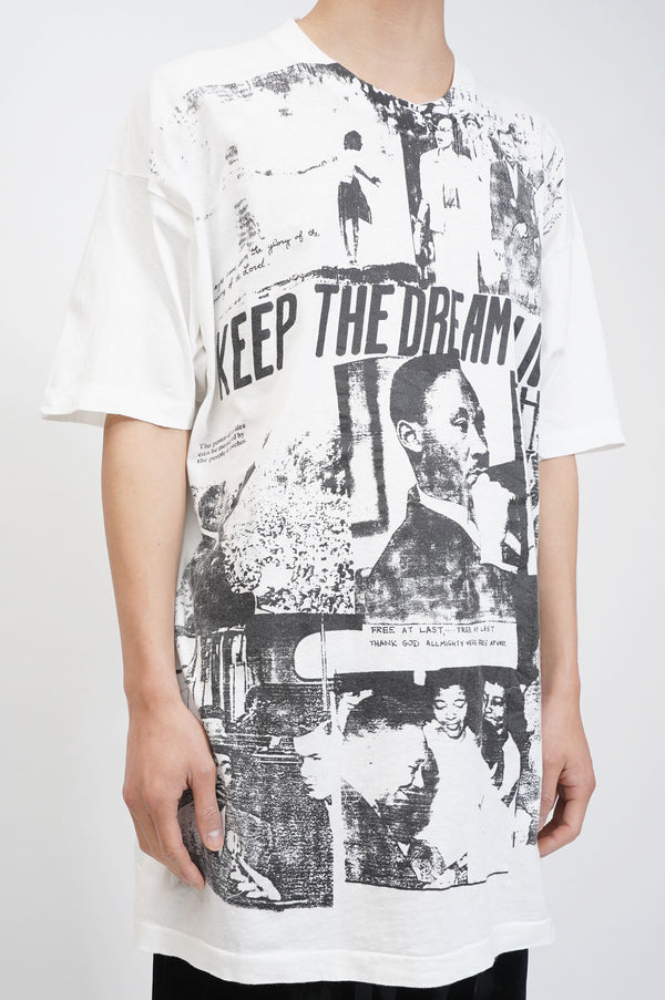 80's "UNKNOWN" -"Martin Luther King,Jr." Printed S/S Tee-