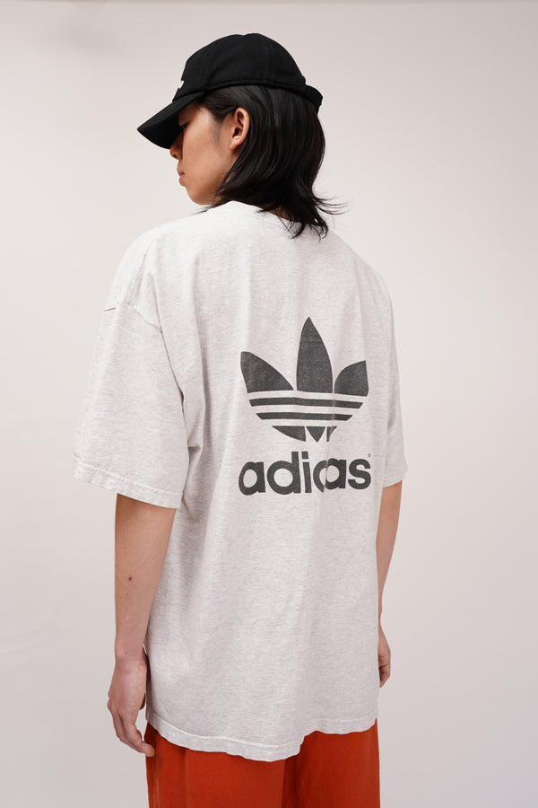 90`s "adidas" -Cotton Logo Printed Tee-