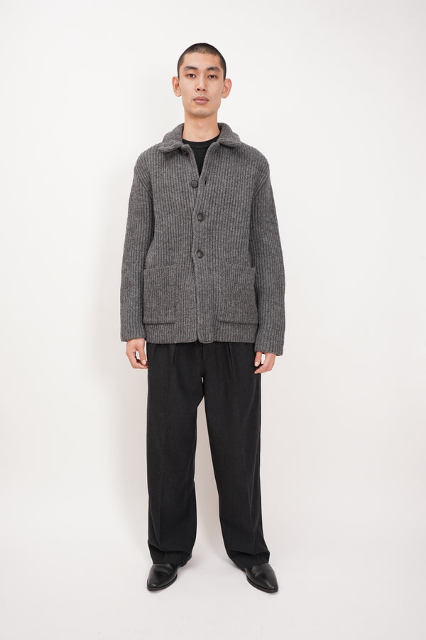 "A.P.C." -Wool Knit Cardigan-