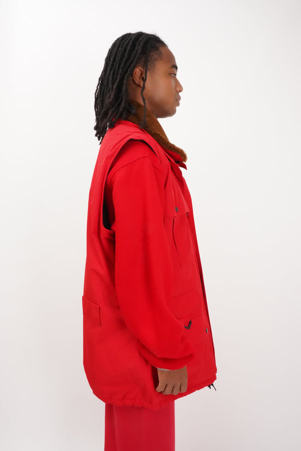 "POLO SPORT Ralph Lauren" -Boa Collar Hunting Vest-