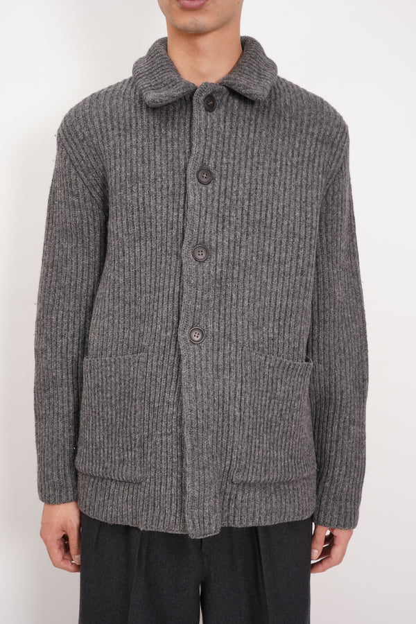 "A.P.C." -Wool Knit Cardigan-