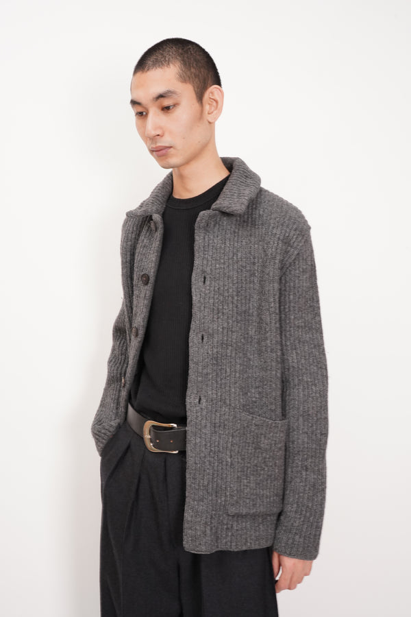 "A.P.C." -Wool Knit Cardigan-