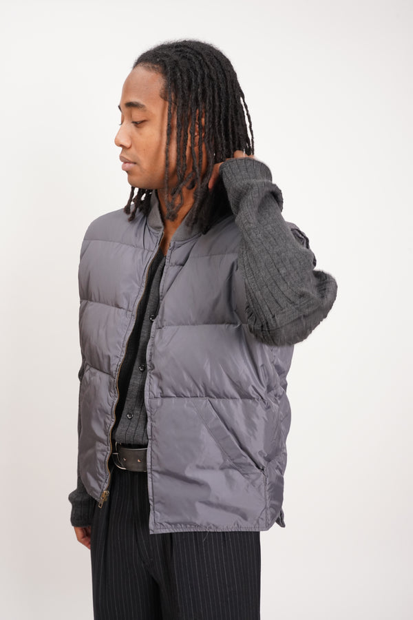 90's "Eddie Bauer" -Nylon Down Vest-