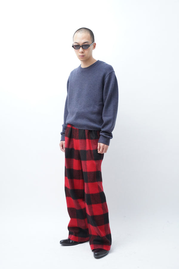 "HELMUT LANG" -Designed Wool Knit Sweater-