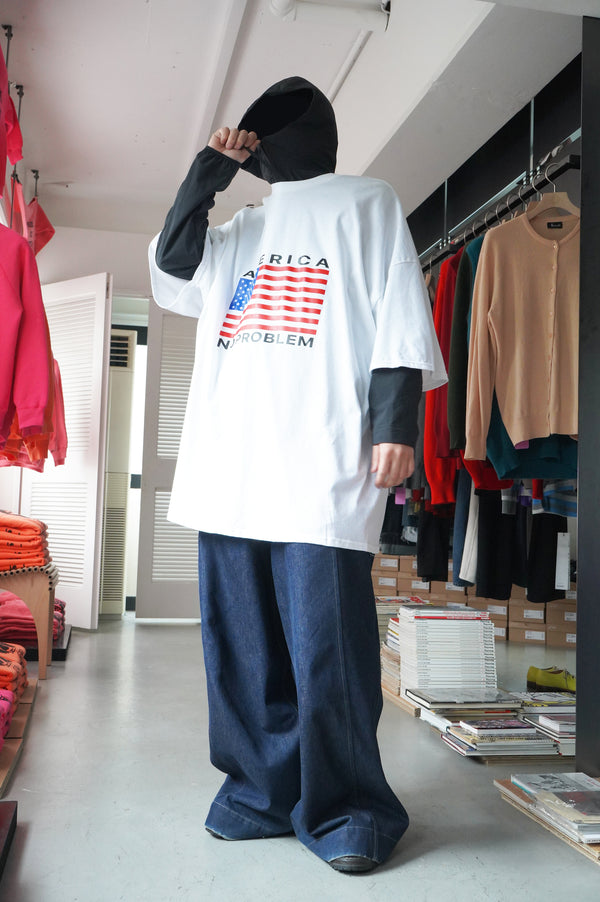 -"AMERICA NO PROBLEM" Super Big Tee-