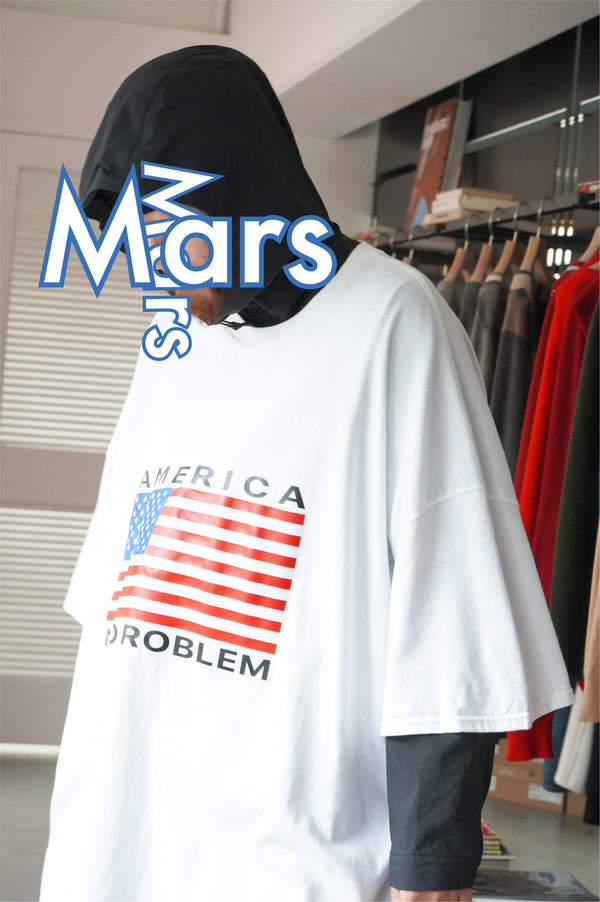 -"AMERICA NO PROBLEM" Super Big Tee-