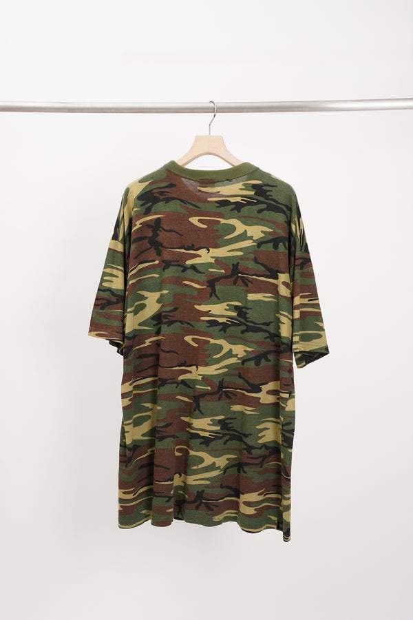 2000's "SUN WEAR"-"2Pac/B.I.G" Camo Pattern S/S Tee-