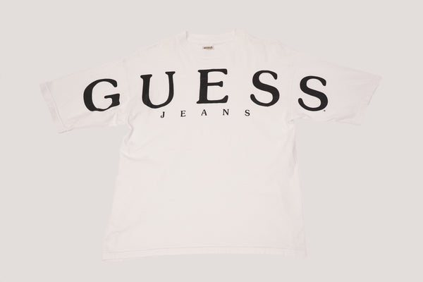 90's "GUESS" -Logo Print S/S Tee-