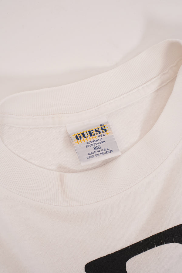 90's "GUESS" -Logo Print S/S Tee-