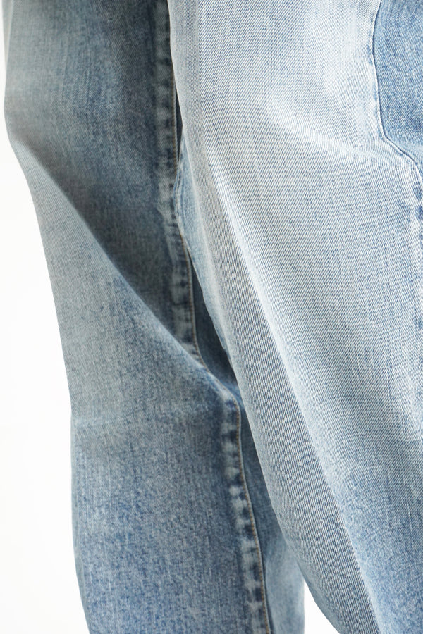 -DYLAN FLARED DENIM PANTS- [WASHED BLUE]