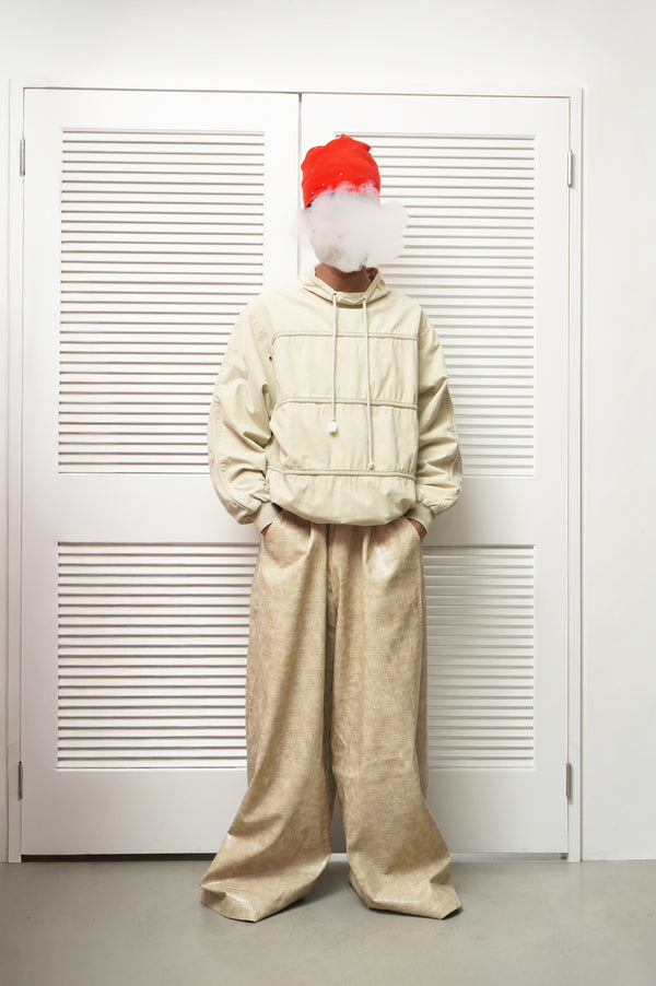 "dweedo" -Piping Design Cotton Pullover-