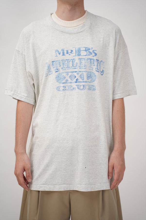 90's "Fruit of The Loom" -"Mr. B's Athletic Club" S/S Tee-