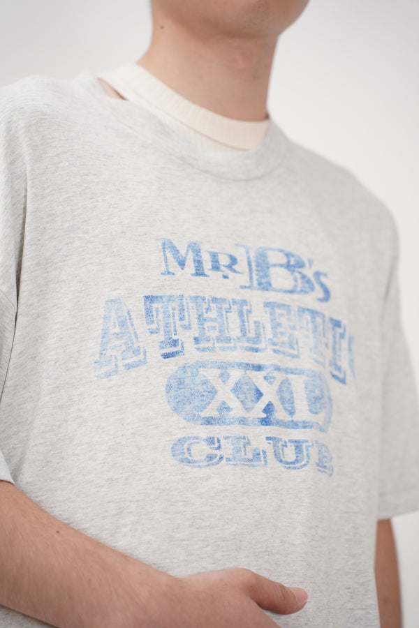 90's "Fruit of The Loom" -"Mr. B's Athletic Club" S/S Tee-