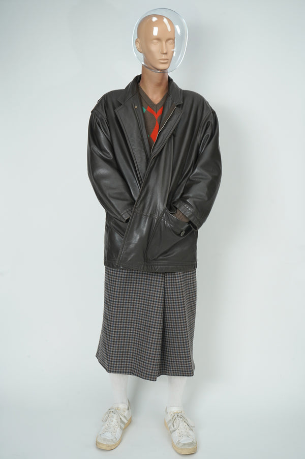 80`s "MARITHE FRANCOIS GIRBAUD" -Leather Blouson-
