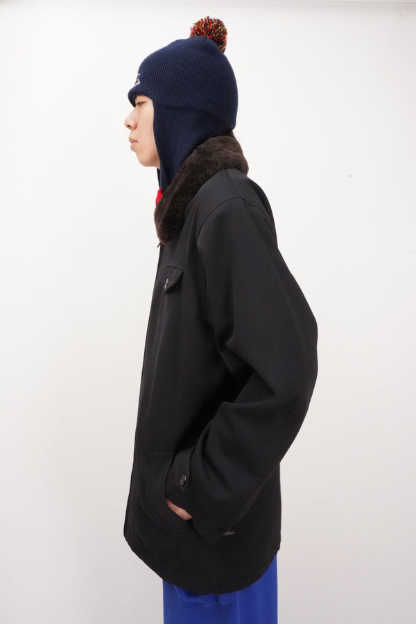 90's "POLO SPORT Ralph Lauren" -Boa Collar Car Coat-