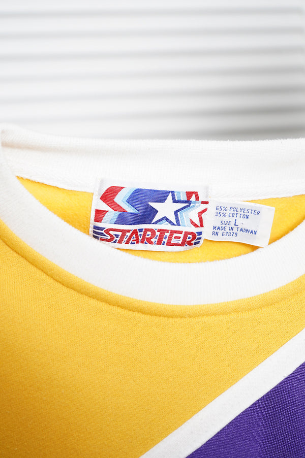 90's "STARTER" -"LOS ANGELS LAKERS" Sweat Shirt-