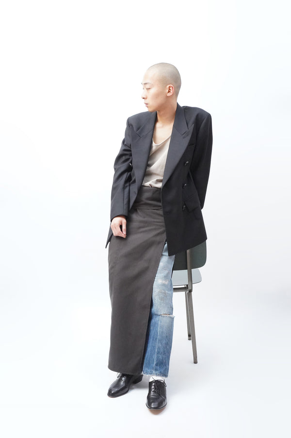 -SPAGO SKIRT- POLYESTER CANVAS