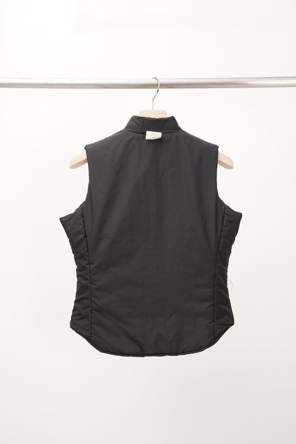 90's "Levi's SILVER TAB" -Padded Zip Up Vest (Reversible)-