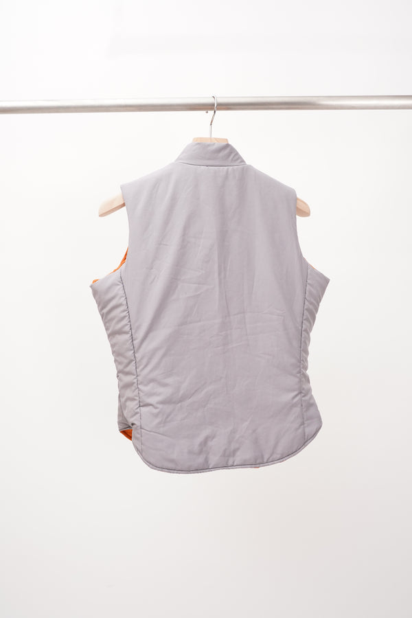 90's "Levi's SILVER TAB" -Padded Zip Up Vest (Reversible)-