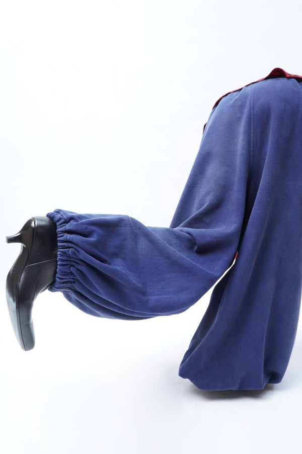 ZOOM -Distressed Sweat Zouave Pants-