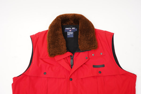 "POLO SPORT Ralph Lauren" -Boa Collar Hunting Vest-