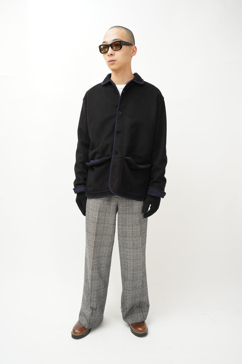 LOBSTER TAIL JACKET (BLACK WOOL BAIZE) – MANHOLE ONLINE STORE