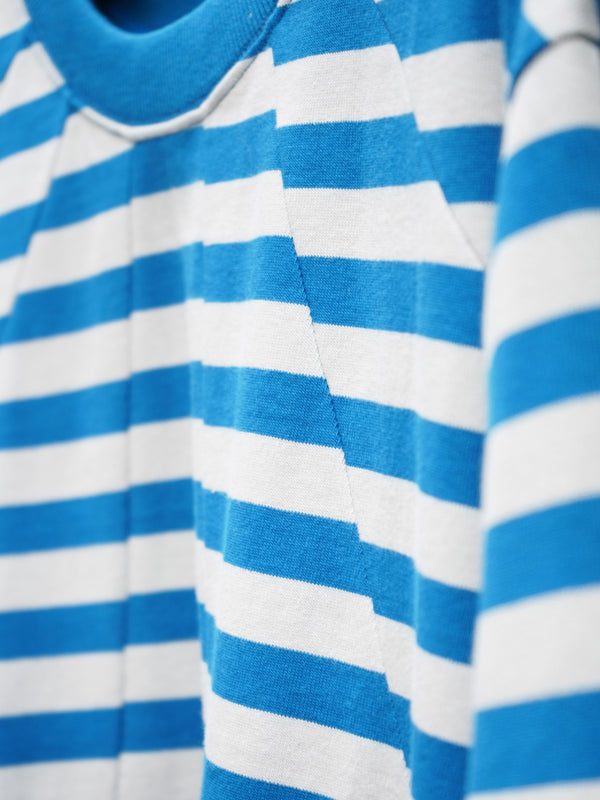 "Aris Tatalovich" -DART NECK STRIPE T-SHIRT-