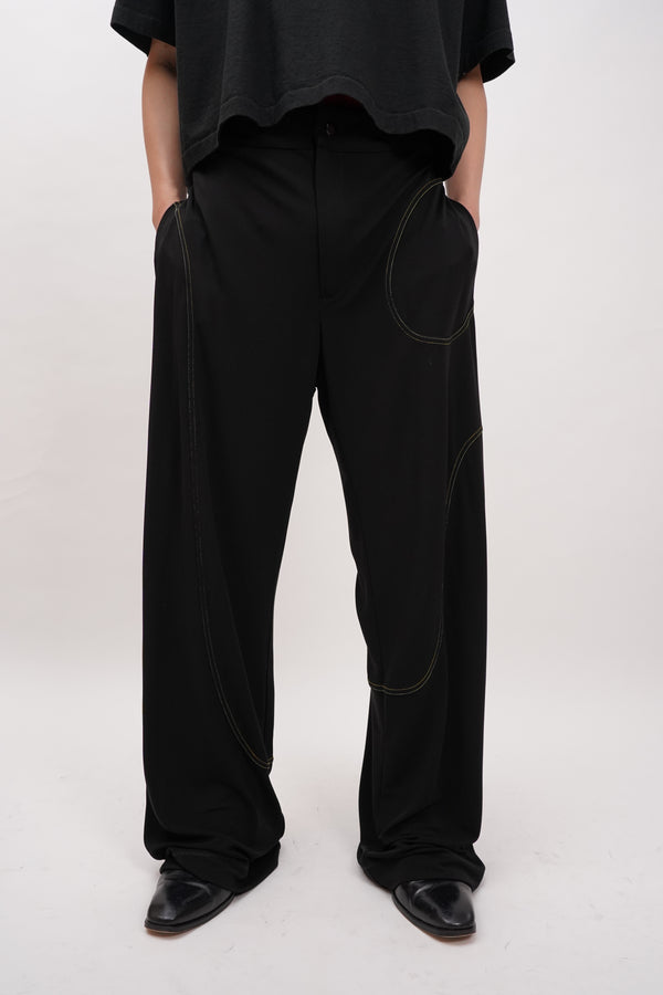 "Eckhaus Latta" -Designed Stretch Jersey Pants-