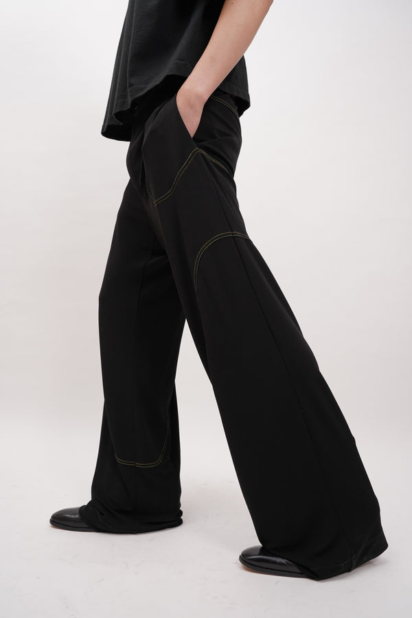 "Eckhaus Latta" -Designed Stretch Jersey Pants-