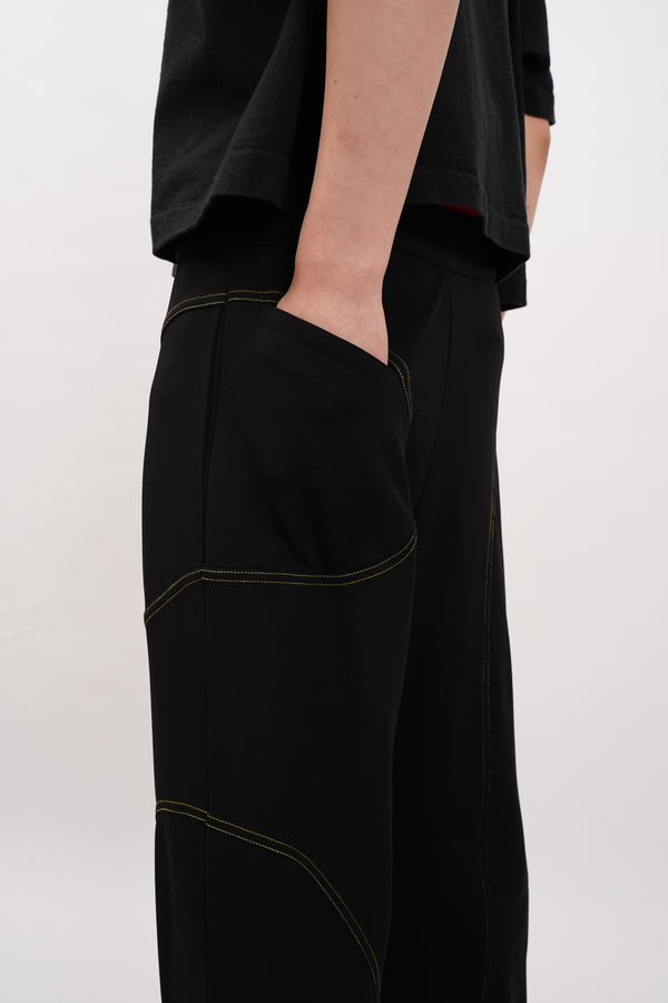 "Eckhaus Latta" -Designed Stretch Jersey Pants-