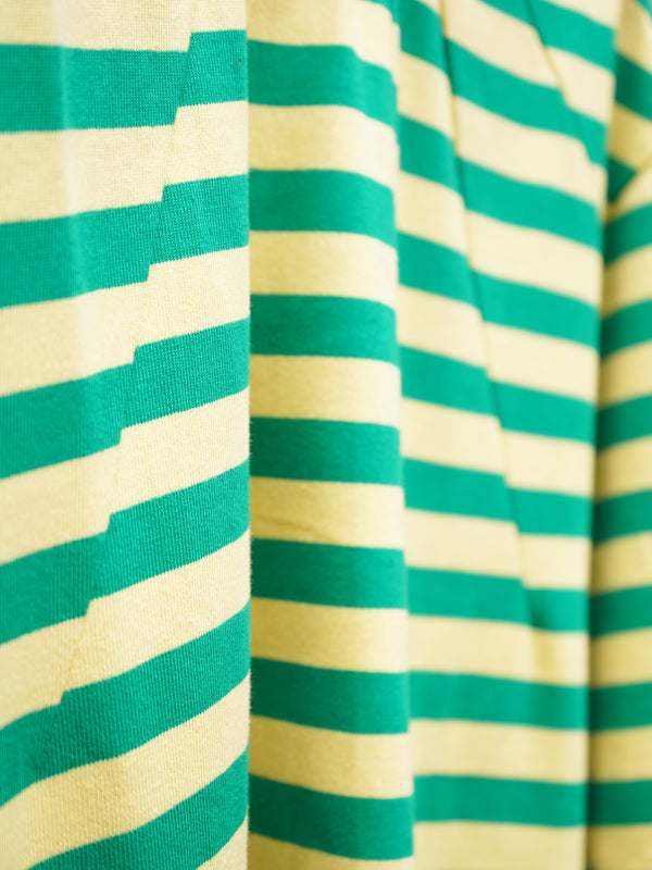 "Aris Tatalovich" -DART NECK STRIPE T-SHIRT-