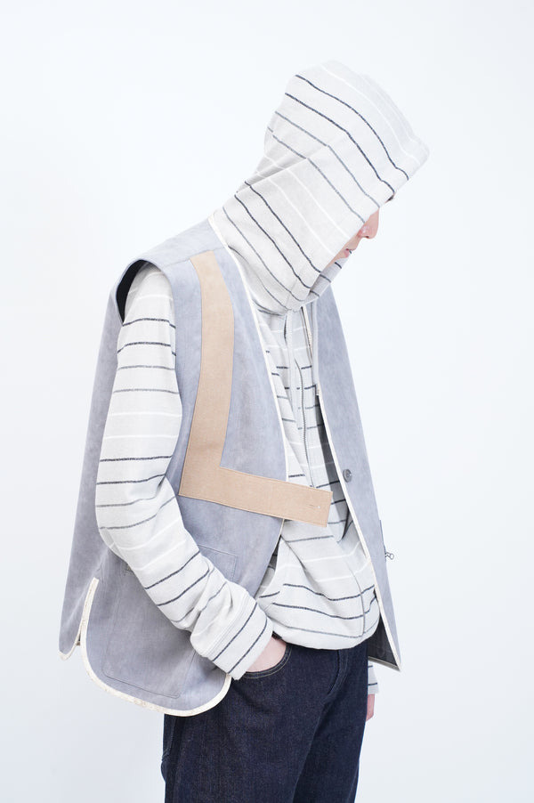 "OAKLEY" -Border Pattern Sweat Zip Parka-