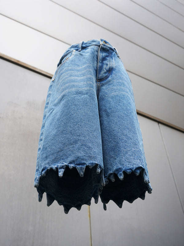 "Aris Tatalovich" -RIPPED SHORTS- [INDIGO]