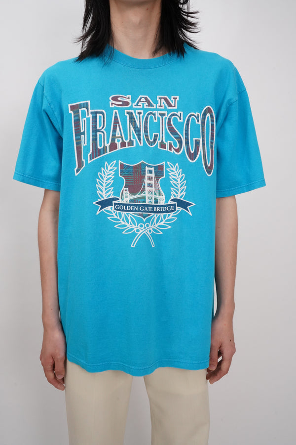 90's "SOFFE'S“ -"Golden Gate Bridge" Print S/S Tee-