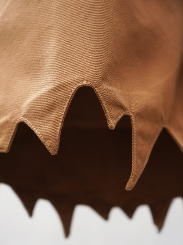 "Aris Tatalovich" -RIPPED SHORTS- [BROWN]