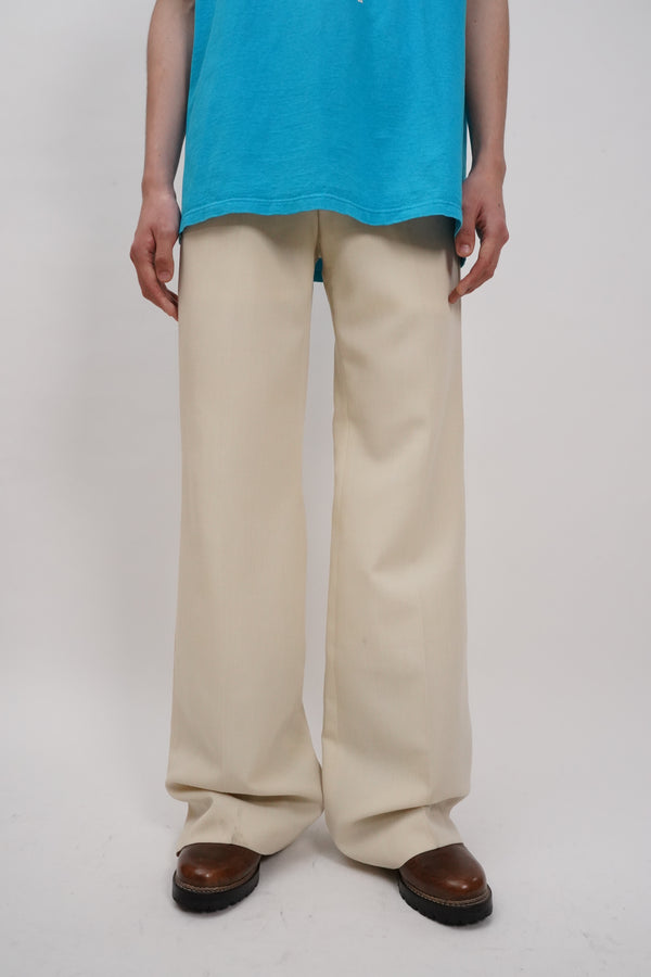 70's "UNKNOWN" -Gabardine Flare Pants-